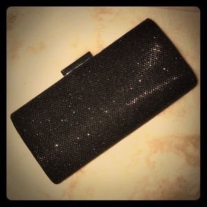 ♥️ Lulu Townsend Black‎ Shimmery Clutch